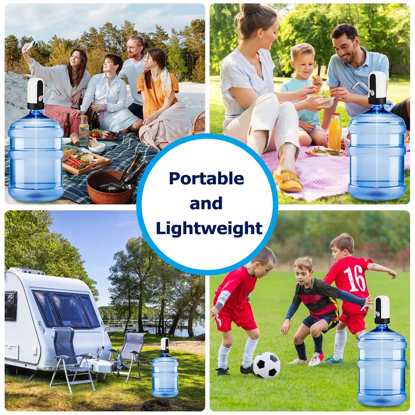 Rechargeable 5 Gallon Water Dispenser Pump 💧🔋