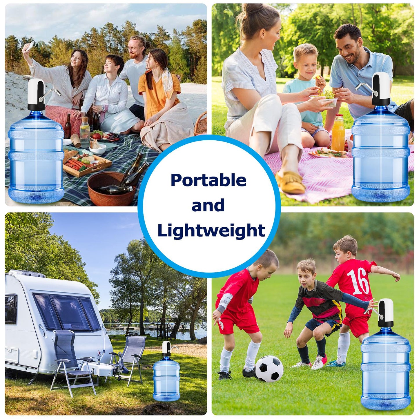 Rechargeable 5 Gallon Water Dispenser Pump 💧🔋